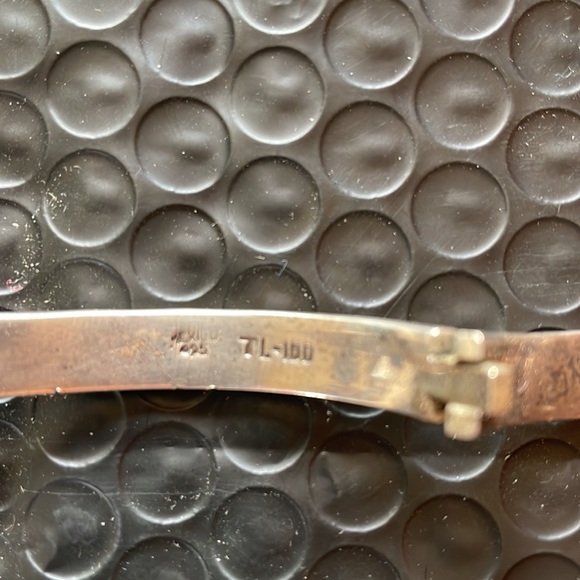 Sterling silver and onyx bracelet - Picture 4 of 4